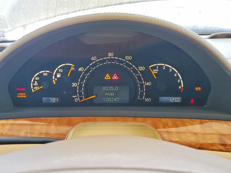 63856366 :رقم المزاد ، WDBNG75J4YA101333 vin ، 2000 Mercedes-benz S مزاد بيع