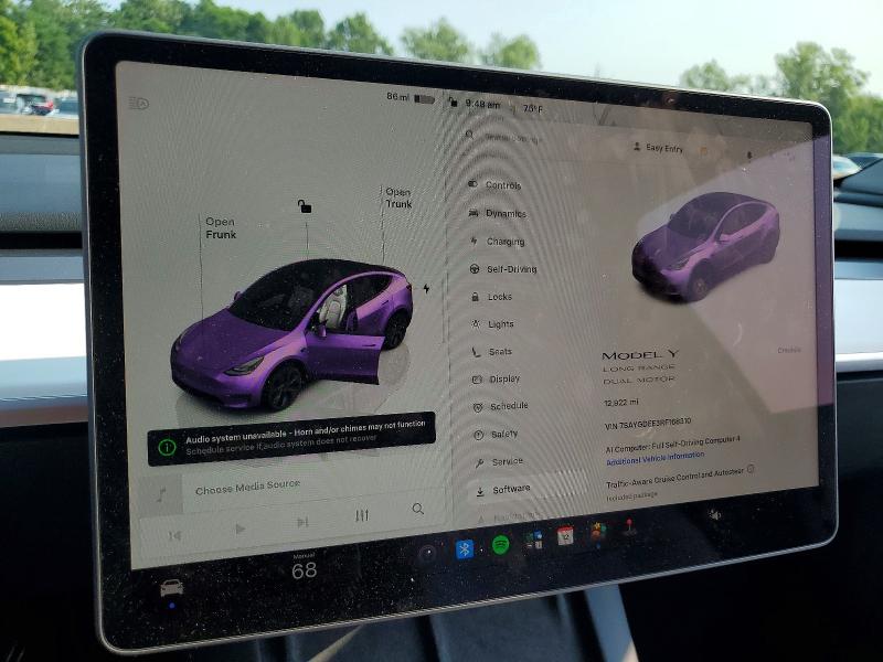 Aukcja sprzedaży 2024 Tesla Model Y, vin: 7SAYGDEE3RF168310, numer aukcji: 64896836