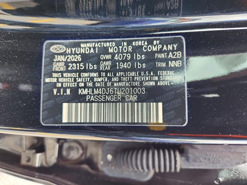 Продаж на аукціоні авто 2026 Hyundai Elantra Hybrid, vin: KMHLM4DJ6TU201003, номер лоту: 65442616