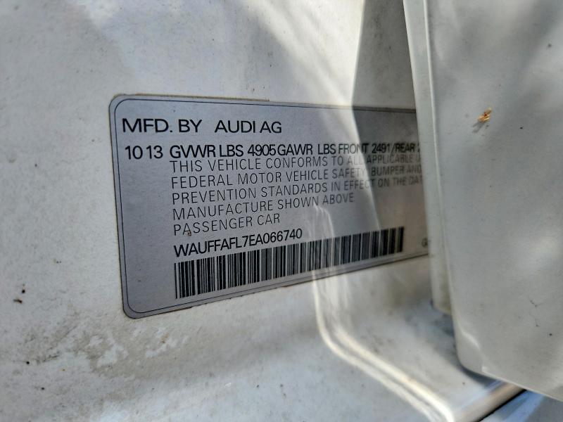 Aukcja sprzedaży 2014 Audi A4, vin: WAUFFAFL7EA066740, numer aukcji: 66807106
