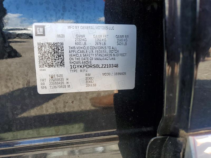 Aukcja sprzedaży 2020 Cadillac Xt6, vin: 1GYKPDRS0LZ210348, numer aukcji: 63896246