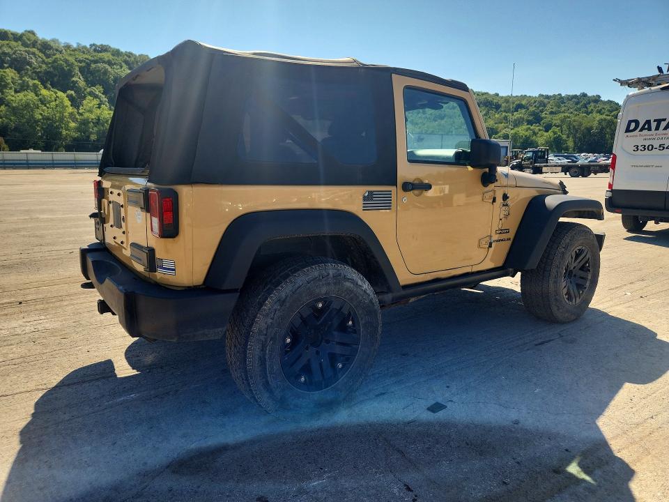 2013 Jeep Wrangler მანქანა იყიდება აუქციონზე, vin: 1C4AJWAG4DL614537, აუქციონის ნომერი: 65448146