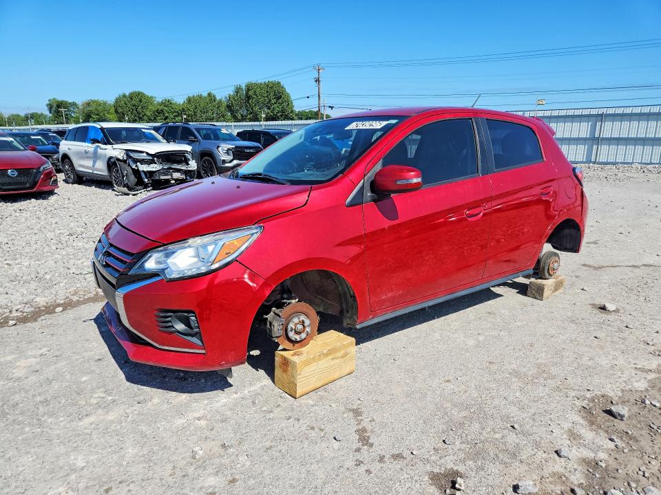2021 Mitsubishi Mirage მანქანა იყიდება აუქციონზე, vin: ML32AWHJ7MH009925, აუქციონის ნომერი: 62439296
