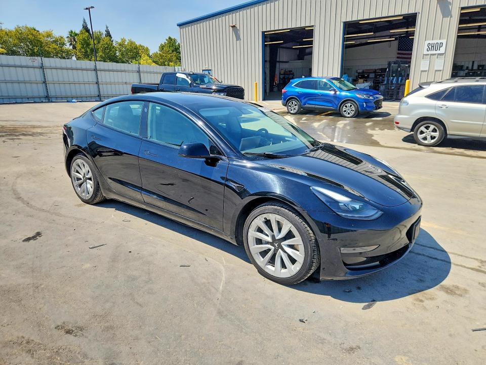 2022 Tesla Model 3 მანქანა იყიდება აუქციონზე, vin: 5YJ3E1EA8NF191763, აუქციონის ნომერი: 63795136