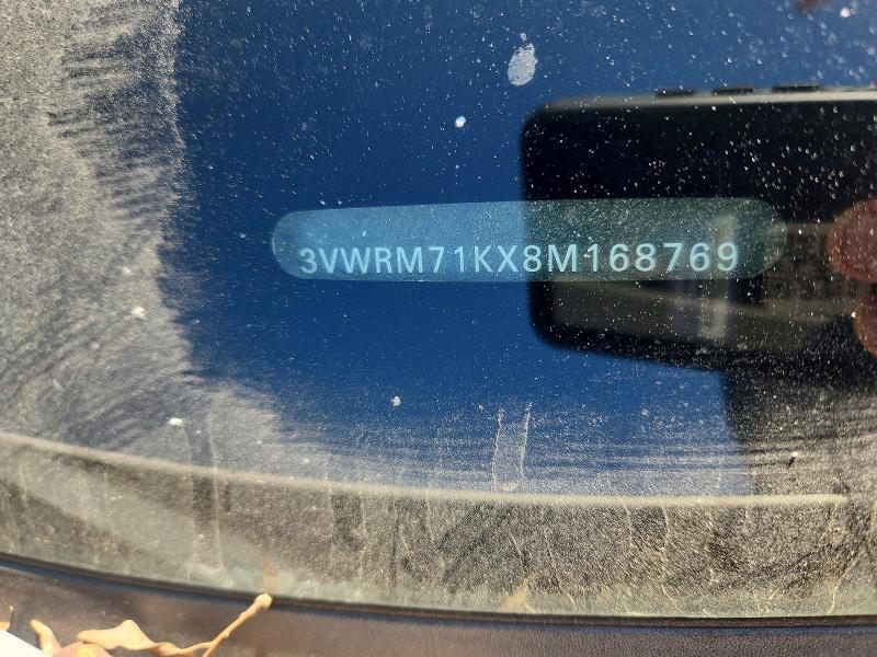 66064116 :رقم المزاد ، 3VWRM71KX8M168769 vin ، 2008 Volkswagen Jetta مزاد بيع