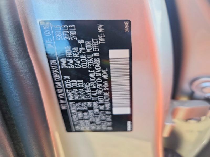 Aukcja sprzedaży 2018 Volvo Xc60, vin: LYV102RK5JB082378, numer aukcji: 66736456