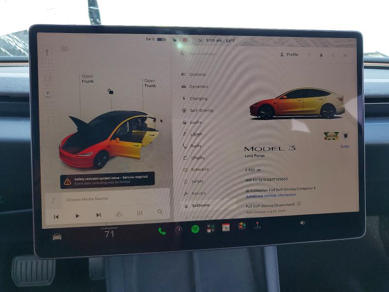Aukcja sprzedaży 2026 Tesla Model 3, vin: 5YJ3E1EA8TF185653, numer aukcji: 64058266