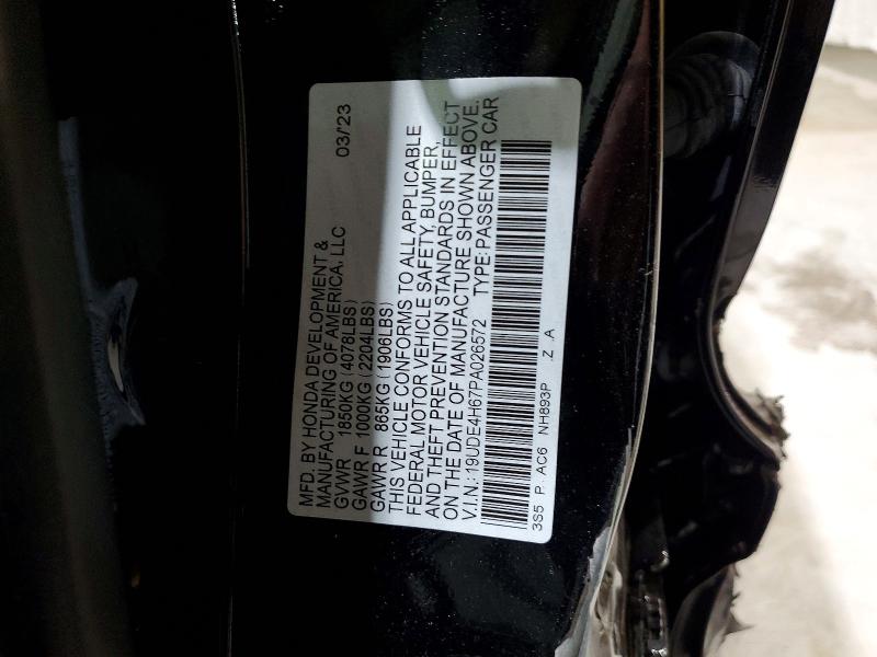 Aukcja sprzedaży 2023 Acura Integra, vin: 19UDE4H67PA026572, numer aukcji: 66730486