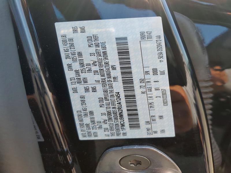 Auction sale of the 2024 Ford Escape, vin: 1FMCU9MN2RUA12454, lot number: 64597686
