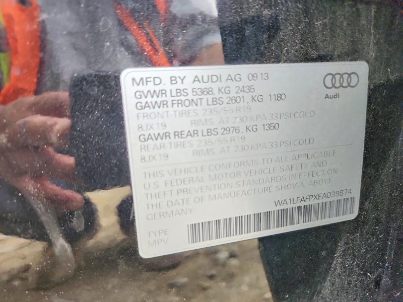 Продажа на аукционе авто 2014 Audi Q5, vin: WA1LFAFPXEA039874, номер лота: 66725786