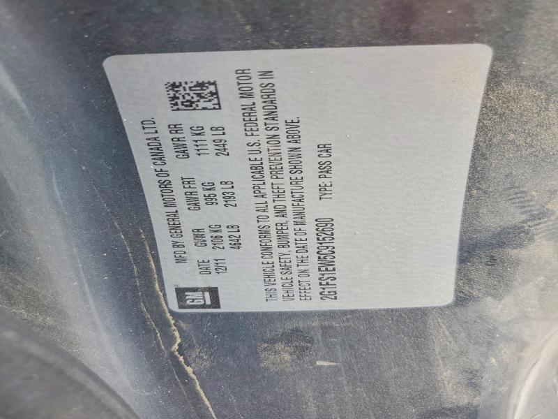 63727016 :رقم المزاد ، 2G1FS1EW5C9152690 vin ، 2012 Chevrolet Camaro مزاد بيع