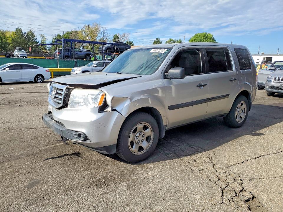 2013 Honda Pilot მანქანა იყიდება აუქციონზე, vin: 5FNYF4H23DB008132, აუქციონის ნომერი: 66372586