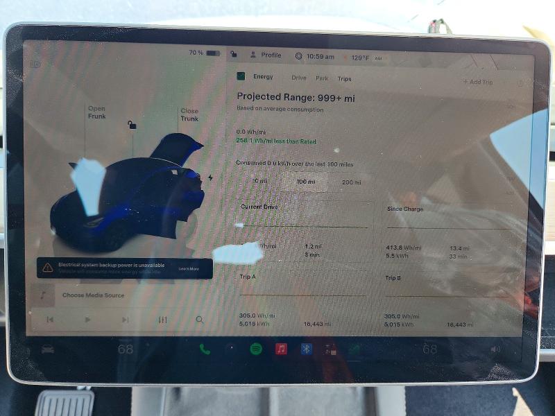 61340736 :رقم المزاد ، 7SAYGDEE6SA360940 vin ، 2025 Tesla Model Y مزاد بيع