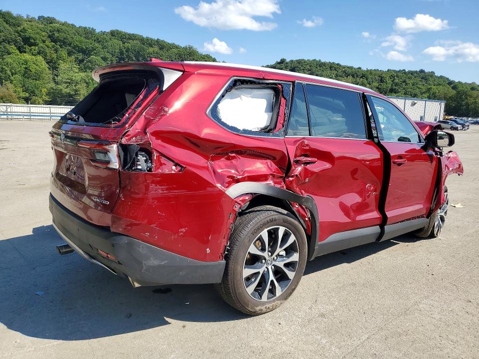 2026 Toyota Grand Highlander Hybrid მანქანა იყიდება აუქციონზე, vin: 5TDADAB55TS037134, აუქციონის ნომერი: 66824406
