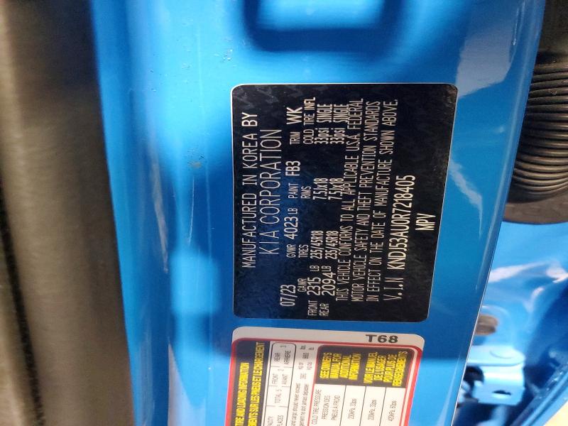 66518246 :رقم المزاد ، KNDJ53AU0R7218405 vin ، 2024 Kia Soul مزاد بيع