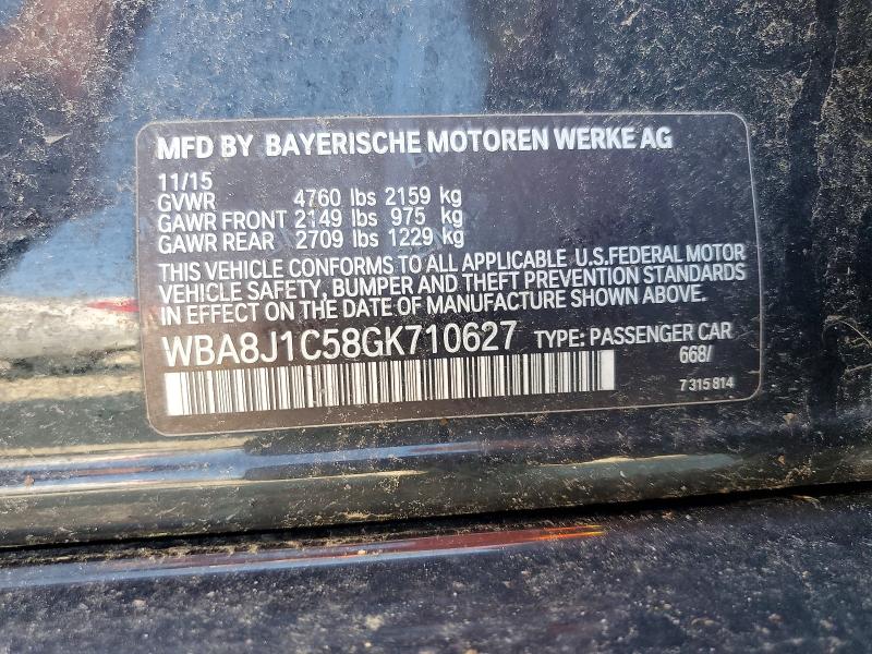 Aukcja sprzedaży 2016 Bmw 328, vin: WBA8J1C58GK710627, numer aukcji: 65337626