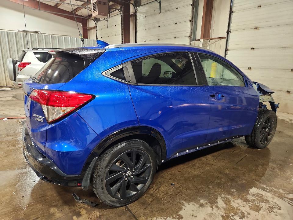 2021 Honda Hr-v მანქანა იყიდება აუქციონზე, vin: 3CZRU6H14MM718983, აუქციონის ნომერი: 64117306