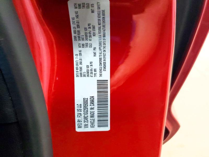 2025 Chrysler Pacifica მანქანა იყიდება აუქციონზე, vin: 2C4RC1GG2SR593022, აუქციონის ნომერი: 63509456