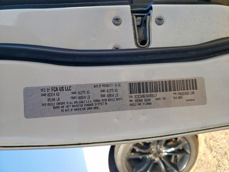 Aukcja sprzedaży 2016 Dodge Charger, vin: 2C3CDXBG7GH359117, numer aukcji: 66009876