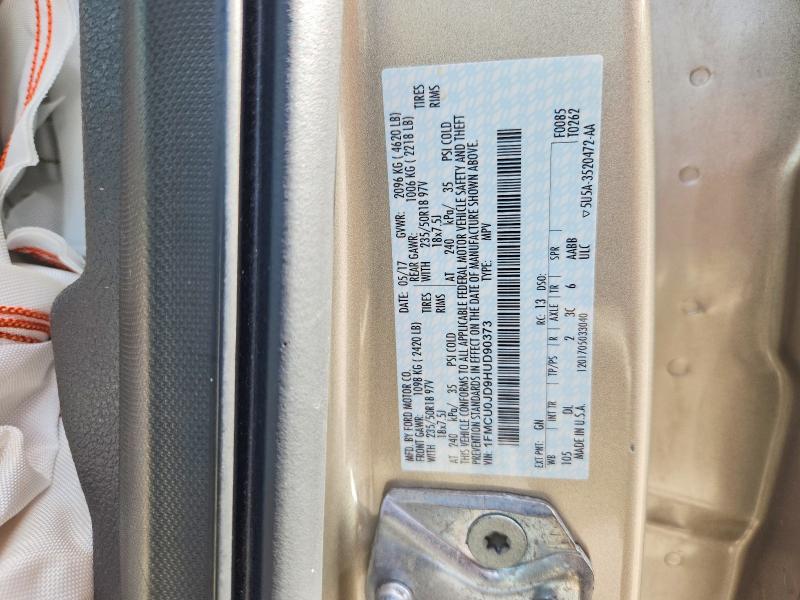 Продажа на аукционе авто 2017 Ford Escape, vin: 1FMCU0JD9HUD90373, номер лота: 63551996