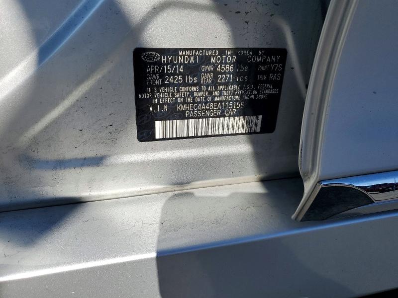 65055986 :رقم المزاد ، KMHEC4A48EA115156 vin ، 2014 Hyundai Sonata مزاد بيع