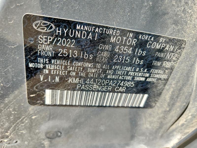 Продаж на аукціоні авто 2023 Hyundai Sonata, vin: KMHL44J20PA274985, номер лоту: 65280216