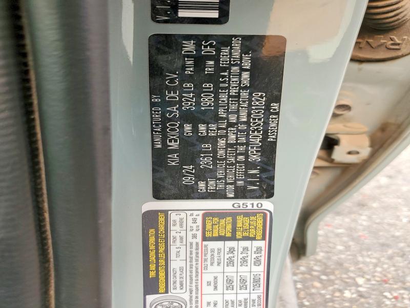 Продажа на аукционе авто 2025 Kia K4, vin: 3KPFU4DE3SE031829, номер лота: 63314776