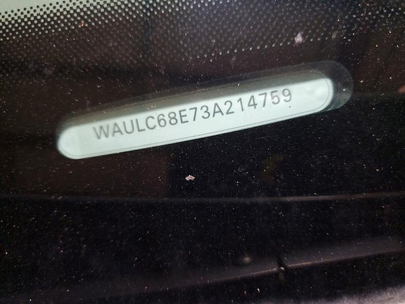 Aukcja sprzedaży 2003 Audi A4, vin: WAULC68E73A214759, numer aukcji: 65468526