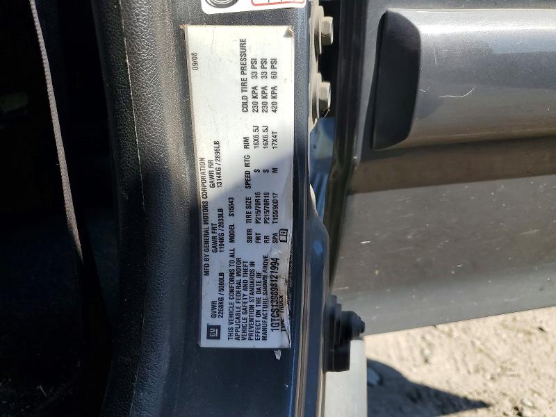 64118416 :رقم المزاد ، 1GTCS139898121994 vin ، 2009 Gmc Canyon مزاد بيع