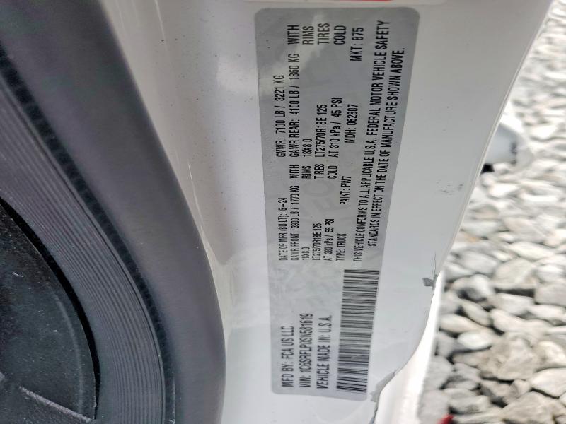 64618296 :رقم المزاد ، 1C6SRFLP0SN581619 vin ، 2025 Ram 1500 مزاد بيع