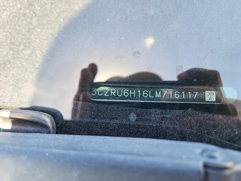 65901226 :رقم المزاد ، 3CZRU6H16LM716117 vin ، 2020 Honda Hr-v مزاد بيع