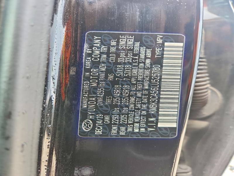 2020 Hyundai Kona მანქანა იყიდება აუქციონზე, vin: KM8K3CA56LU525780, აუქციონის ნომერი: 65808856