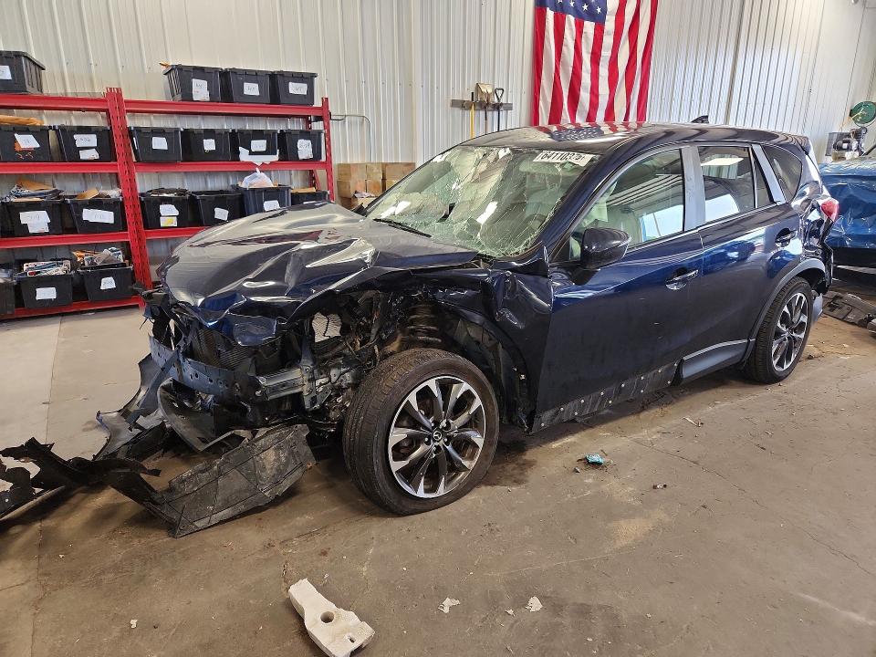 2016 Mazda Cx-5 მანქანა იყიდება აუქციონზე, vin: JM3KE4DY1G0847483, აუქციონის ნომერი: 64110376