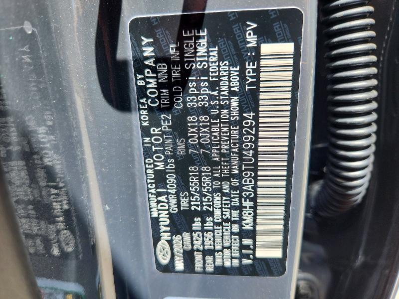 Продаж на аукціоні авто 2026 Hyundai Kona, vin: KM8HF3AB9TU499294, номер лоту: 64417756