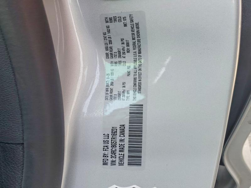 Aukcja sprzedaży 2026 Chrysler Pacifica, vin: 2C4RC1BG5TR169231, numer aukcji: 63879686