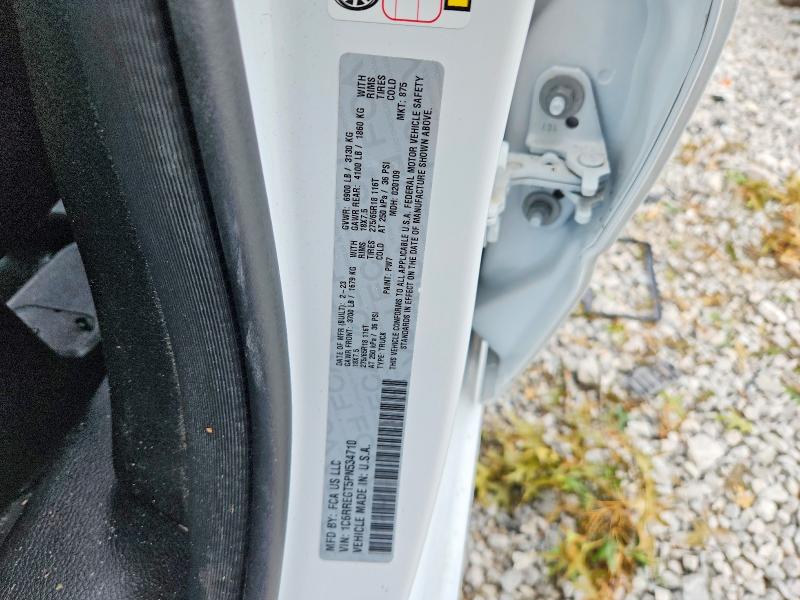 2023 Ram 1500 მანქანა იყიდება აუქციონზე, vin: 1C6RREGT5PN534710, აუქციონის ნომერი: 65320906