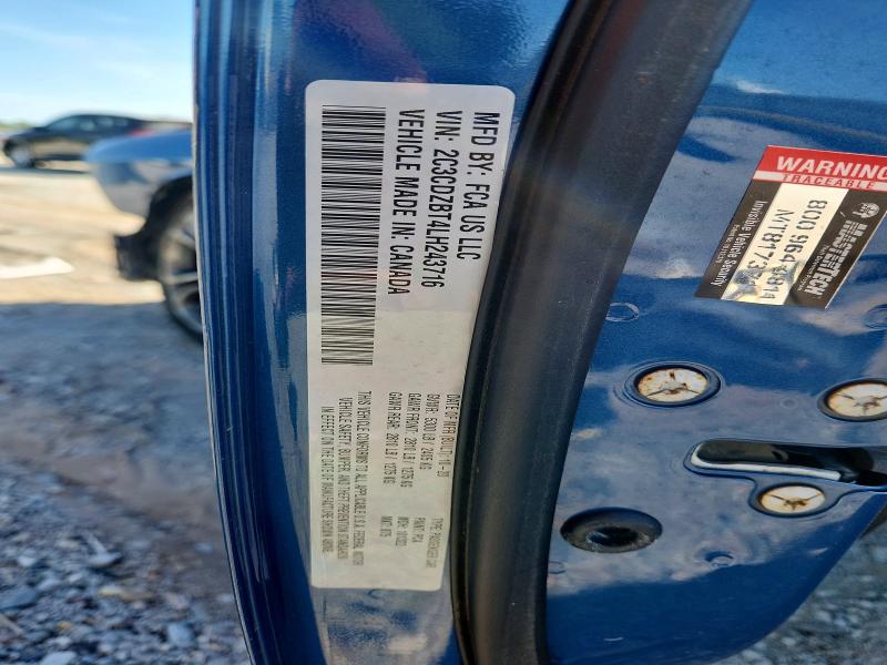 Продажа на аукционе авто 2020 Dodge Challenger, vin: 2C3CDZBT4LH243716, номер лота: 65760066