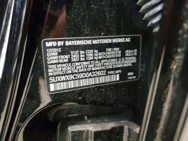 65220926 :رقم المزاد ، 5UXWX9C59D0A32602 vin ، 2013 Bmw X3 مزاد بيع