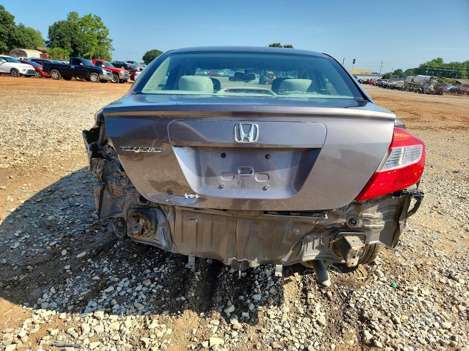 63614736 :رقم المزاد ، 19XFB2F58CE076595 vin ، 2012 Honda Civic مزاد بيع