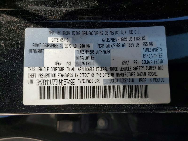 Aukcja sprzedaży 2017 Mazda 3, vin: 3MZBN1U73HM157499, numer aukcji: 66448266