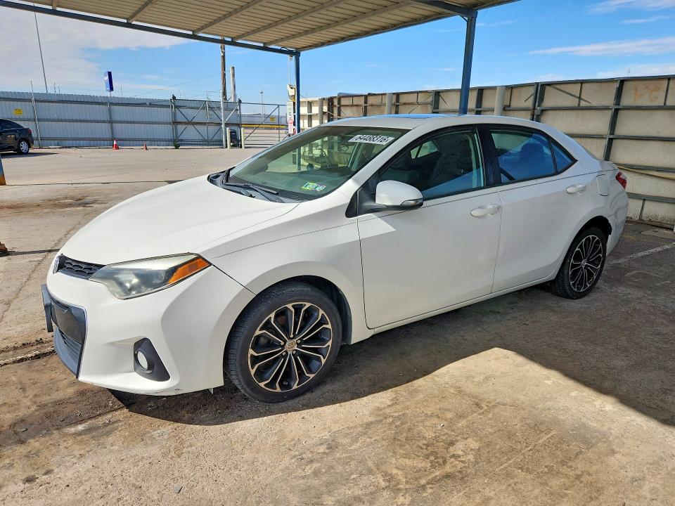 64488316 :رقم المزاد ، 2T1BURHE3FC348973 vin ، 2015 Toyota Corolla مزاد بيع
