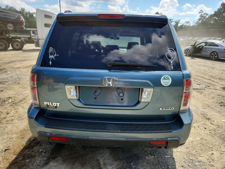 2006 Honda Pilot მანქანა იყიდება აუქციონზე, vin: 5FNYF18606B026267, აუქციონის ნომერი: 63938346