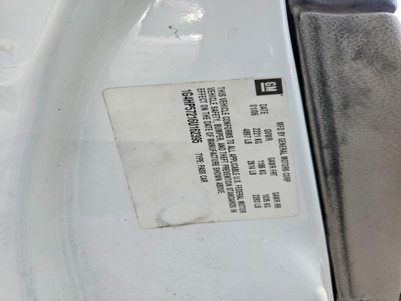 62701486 :رقم المزاد ، 1G4HP57216U162395 vin ، 2006 Buick Lucerne مزاد بيع