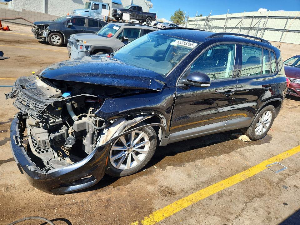2017 Volkswagen Tiguan მანქანა იყიდება აუქციონზე, vin: WVGAV7AX1HK053957, აუქციონის ნომერი: 65283366