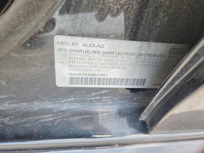 Продажа на аукционе авто 2016 Audi A4, vin: WAUBFAFL8GN013491, номер лота: 63245726