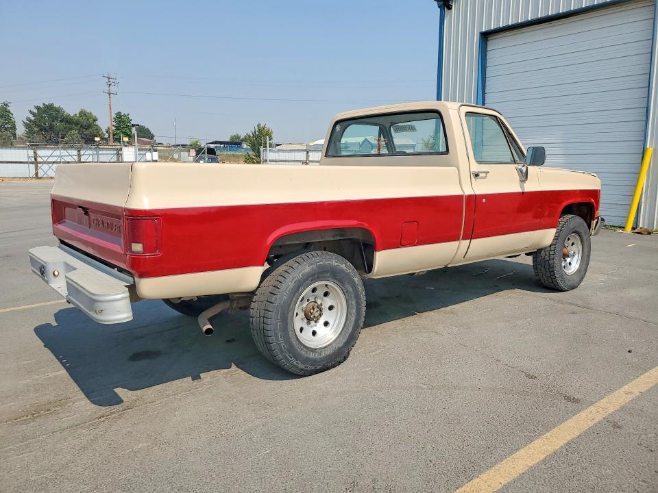 1985 Chevrolet K20 მანქანა იყიდება აუქციონზე, vin: 1GCGK24M7FJ163524, აუქციონის ნომერი: 63758666