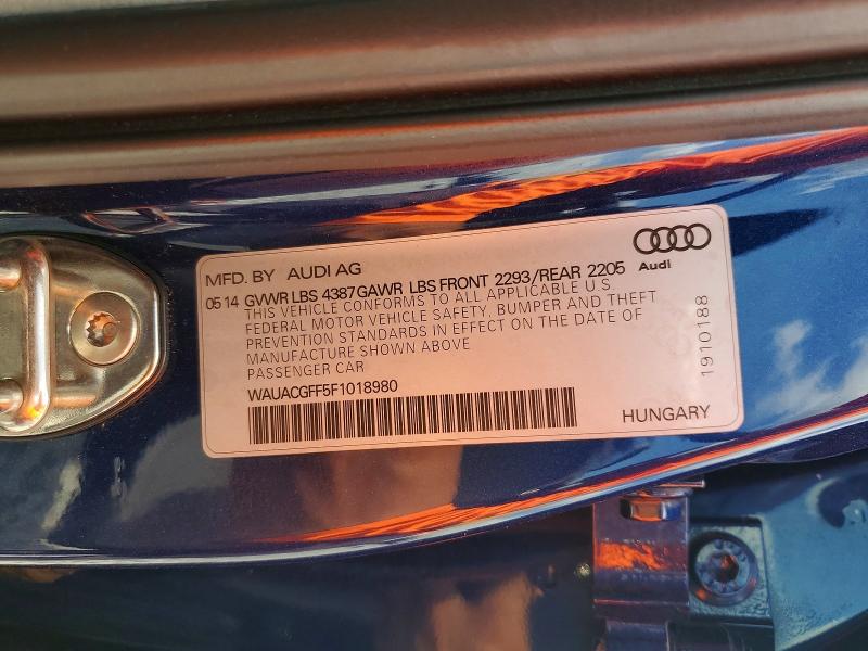 Продаж на аукціоні авто 2015 Audi A3, vin: WAUACGFF5F1018980, номер лоту: 66365956