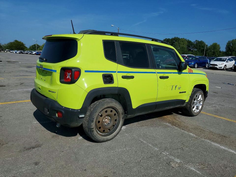 66580376 :رقم المزاد ، ZACCJBAB5JPJ15983 vin ، 2018 Jeep Renegade مزاد بيع