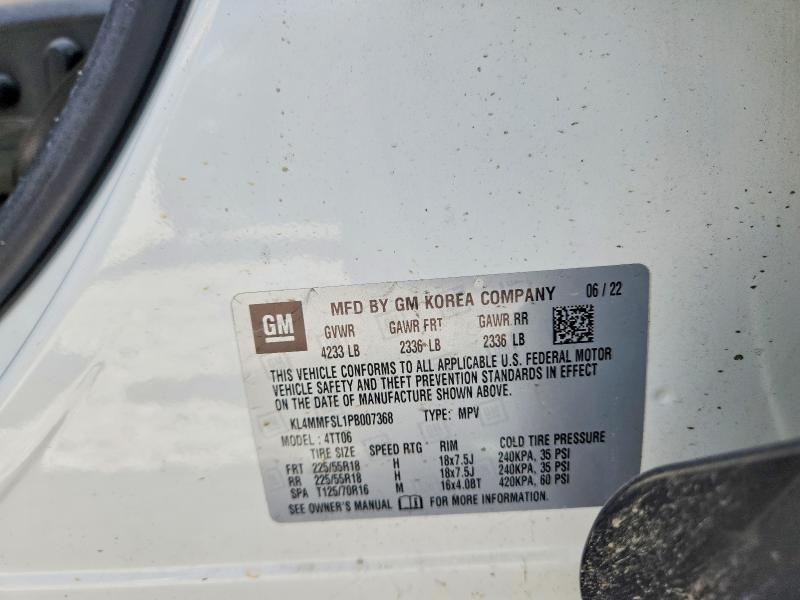 66005836 :رقم المزاد ، KL4MMFSL1PB007368 vin ، 2023 Buick Encore Gx مزاد بيع