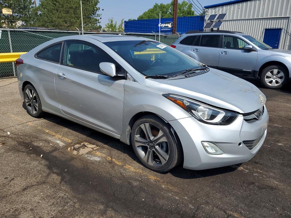 Продаж на аукціоні авто 2014 Hyundai Elantra Coupe, vin: KMHDH6AH6EU024039, номер лоту: 63441976